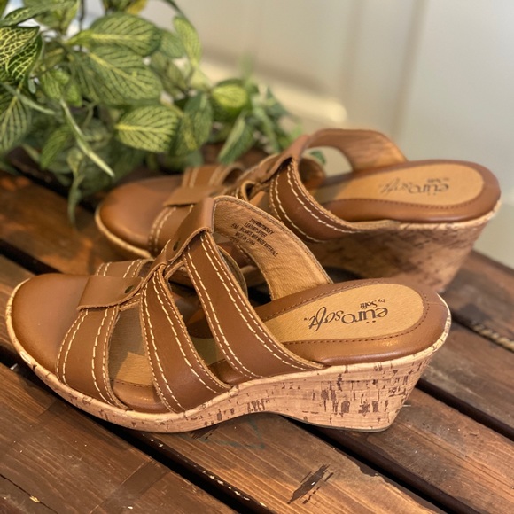 EuroSoft Wedge Heel Sandals Shoes - Eruosoft Wedge Sandal Heels